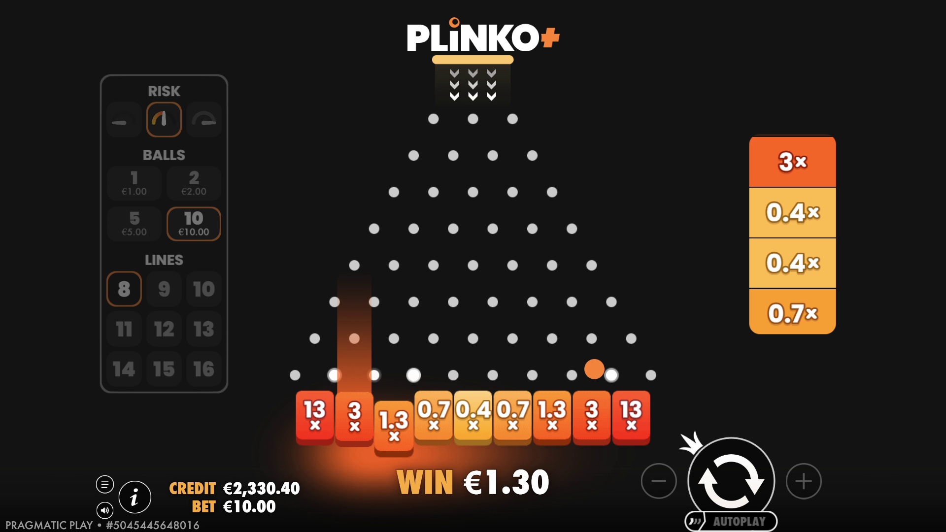 Plinko+ - screenshot with slot description 6